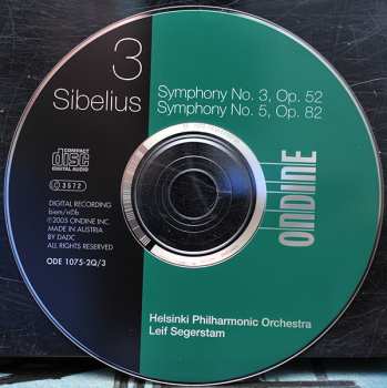 4CD/Coffret Jean Sibelius: Sibelius Complete Symphonies • Violin Concerto • Finlandia