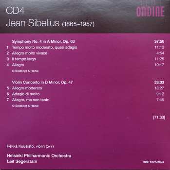 4CD/Coffret Jean Sibelius: Sibelius Complete Symphonies • Violin Concerto • Finlandia