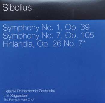 4CD/Coffret Jean Sibelius: Sibelius Complete Symphonies • Violin Concerto • Finlandia