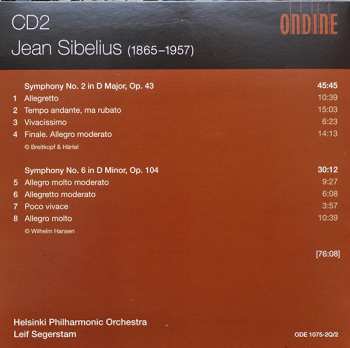 4CD/Coffret Jean Sibelius: Sibelius Complete Symphonies • Violin Concerto • Finlandia