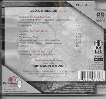 SACD Jean Sibelius: Symphonies Nos. 5 & 7 / Symphonic Poem "En Saga" Op.9
