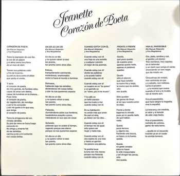 LP Jeanette: Corazón De Poeta