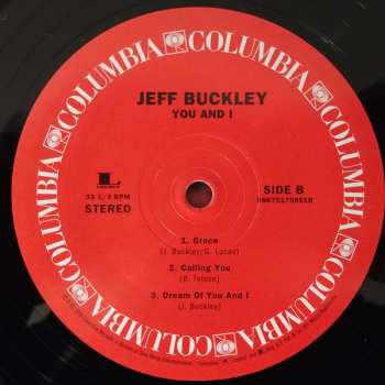 2LP Jeff Buckley: You And I