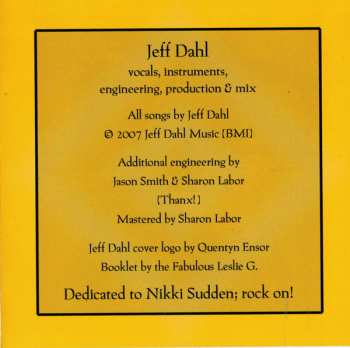 CD Jeff Dahl: Battered Stuff