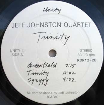 LP Jeff Johnston Quartet: Trinity