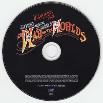 CD Jeff Wayne: Highlights From Jeff Wayne's Musical Version Of The War Of The Worlds
