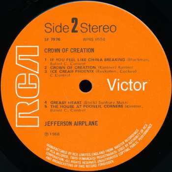 LP Jefferson Airplane: Crown Of Creation