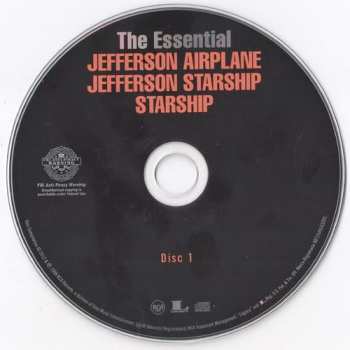 2CD Jefferson Airplane: The Essential Jefferson Airplane / Jefferson Starship / Starship