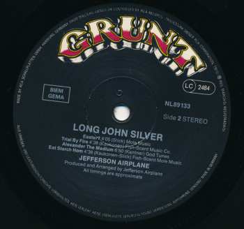 LP Jefferson Airplane: Long John Silver