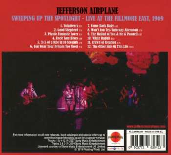 CD Jefferson Airplane: Sweeping Up The Spotlight - Live At The Fillmore East 1969