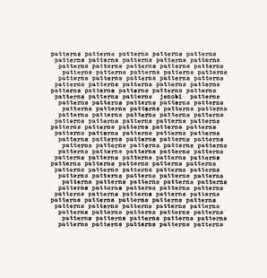 CD Jenobi: Patterns