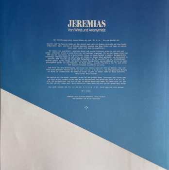 LP Jeremias: Von Wind Und Anonymität CLR | LTD
