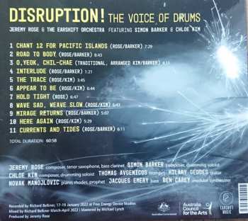 CD Jeremy Rose: Disruption: The Voice Of Drums