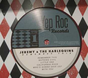 LP Jeremy And The Harlequins: Remember This CLR | LTD