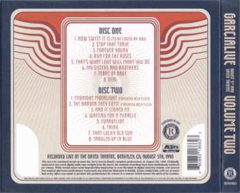 2CD The Jerry Garcia Band: GarciaLive Volume Two (August 5th 1990 Greek Theatre)