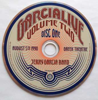 2CD The Jerry Garcia Band: GarciaLive Volume Two (August 5th 1990 Greek Theatre)