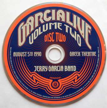 2CD The Jerry Garcia Band: GarciaLive Volume Two (August 5th 1990 Greek Theatre)