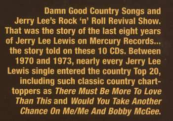 10CD/Coffret Jerry Lee Lewis: Mercury Smashes... And Rockin' Sessions