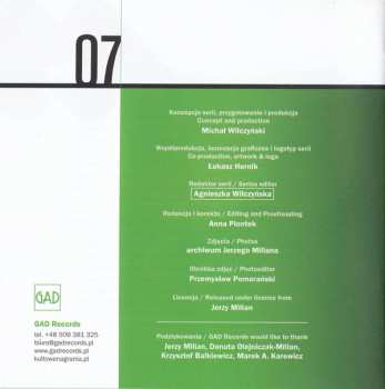 CD Jerzy Milian: Circulations