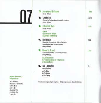 CD Jerzy Milian: Circulations