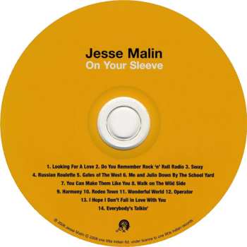 CD Jesse Malin: On Your Sleeve