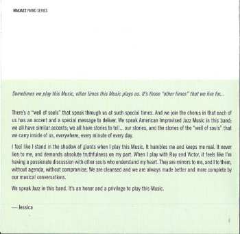 CD Jessica Williams: Live At Yoshi's Volume One