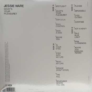 2LP Jessie Ware: What's Your Pleasure? (The Platinum Pleasure Edition) DLX