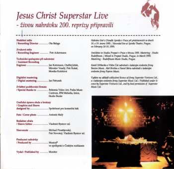 2CD Andrew Lloyd Webber And Tim Rice: Jesus Christ Superstar - Complete Live Recording 200. Představení
