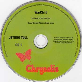 2CD/2DVD/Coffret Jethro Tull: WarChild (The 40th Anniversary Theatre Edition) DLX