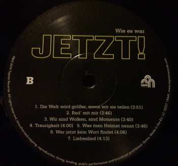 LP Jetzt!: Wie Es War