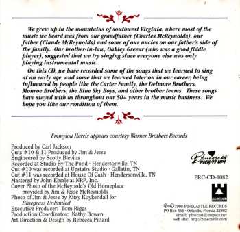 CD Jim & Jesse: Songs From The Homeplace