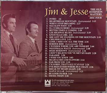 4CD/Coffret Jim & Jesse: The Old Dominion Masters