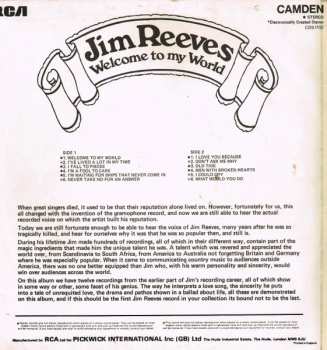 LP Jim Reeves: Welcome To My World