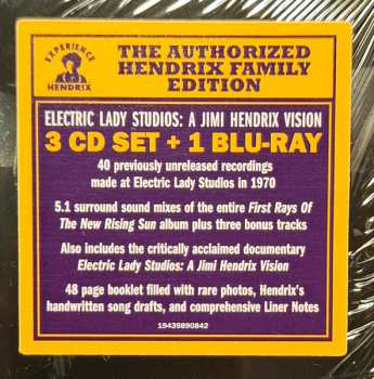 3CD/Coffret/Blu-ray Jimi Hendrix: Electric Lady Studios: A Jimi Hendrix Vision DLX | LTD