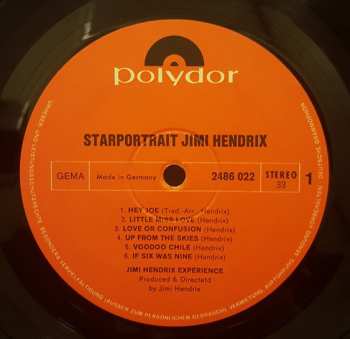 2LP/Coffret The Jimi Hendrix Experience: Starportrait Jimi Hendrix
