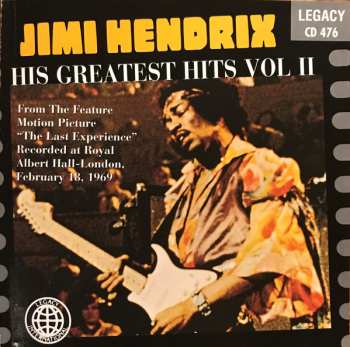 CD Jimi Hendrix: His Greatest Hits Vol. II