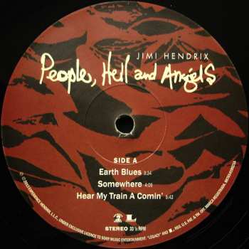 2LP Jimi Hendrix: People, Hell And Angels