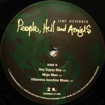 2LP Jimi Hendrix: People, Hell And Angels