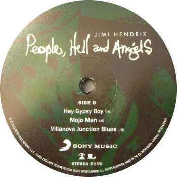 2LP Jimi Hendrix: People, Hell And Angels