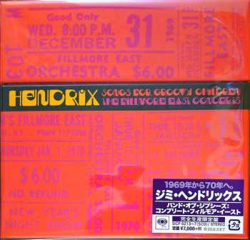 5CD/Coffret Jimi Hendrix: Songs For Groovy Children (The Fillmore East Concerts) LTD