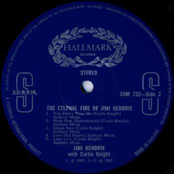 LP Jimi Hendrix: The Eternal Fire Of Jimi Hendrix