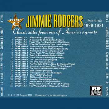 5CD/Coffret Jimmie Rodgers: Recordings 1927-1933