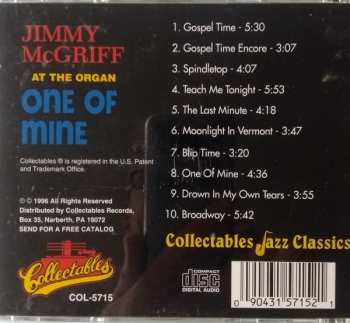 CD Jimmy McGriff: One Of Mine