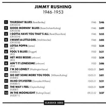 CD Jimmy Rushing: The Chronological Jimmy Rushing 1946-1953