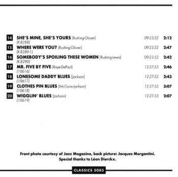 CD Jimmy Rushing: The Chronological Jimmy Rushing 1946-1953