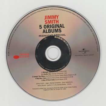 5CD/Coffret Jimmy Smith: 5 Original Albums