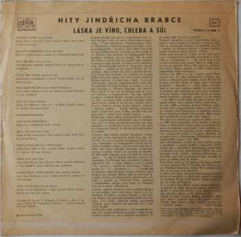 LP Jindřich Brabec: Hity Jindřicha Brabce - Láska Je Víno, Chleba A Sůl