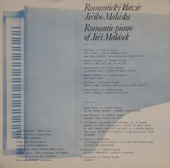 LP Jiří Malásek: Romantický Klavír Jiřího Maláska (Romantic Piano Of Jiří Malásek)