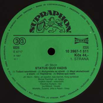LP Jiří Stivín: Status Quo Vadis