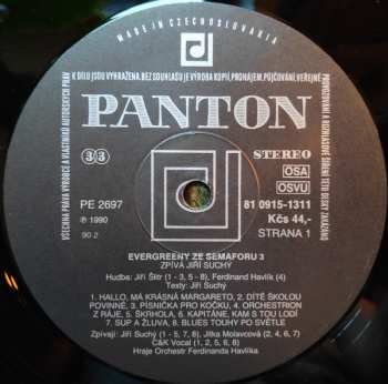 LP Jiří Suchý: Evergreeny Ze Semaforu 3